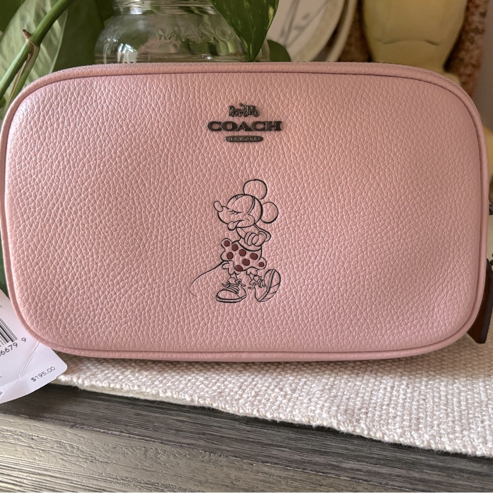 Coach X Disney Crossbody in Glove Calf Leather with Minnie Mouse